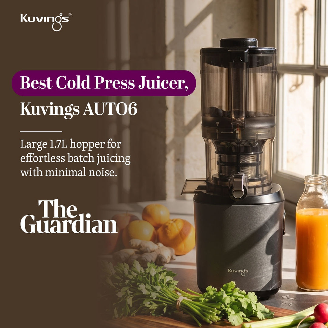 The Guardian Highlights Kuvings AUTO6 as a Top Cold Press Juicer