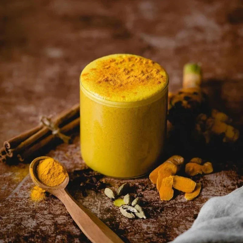 Pumpkin Turmeric Latte with Almond Milk