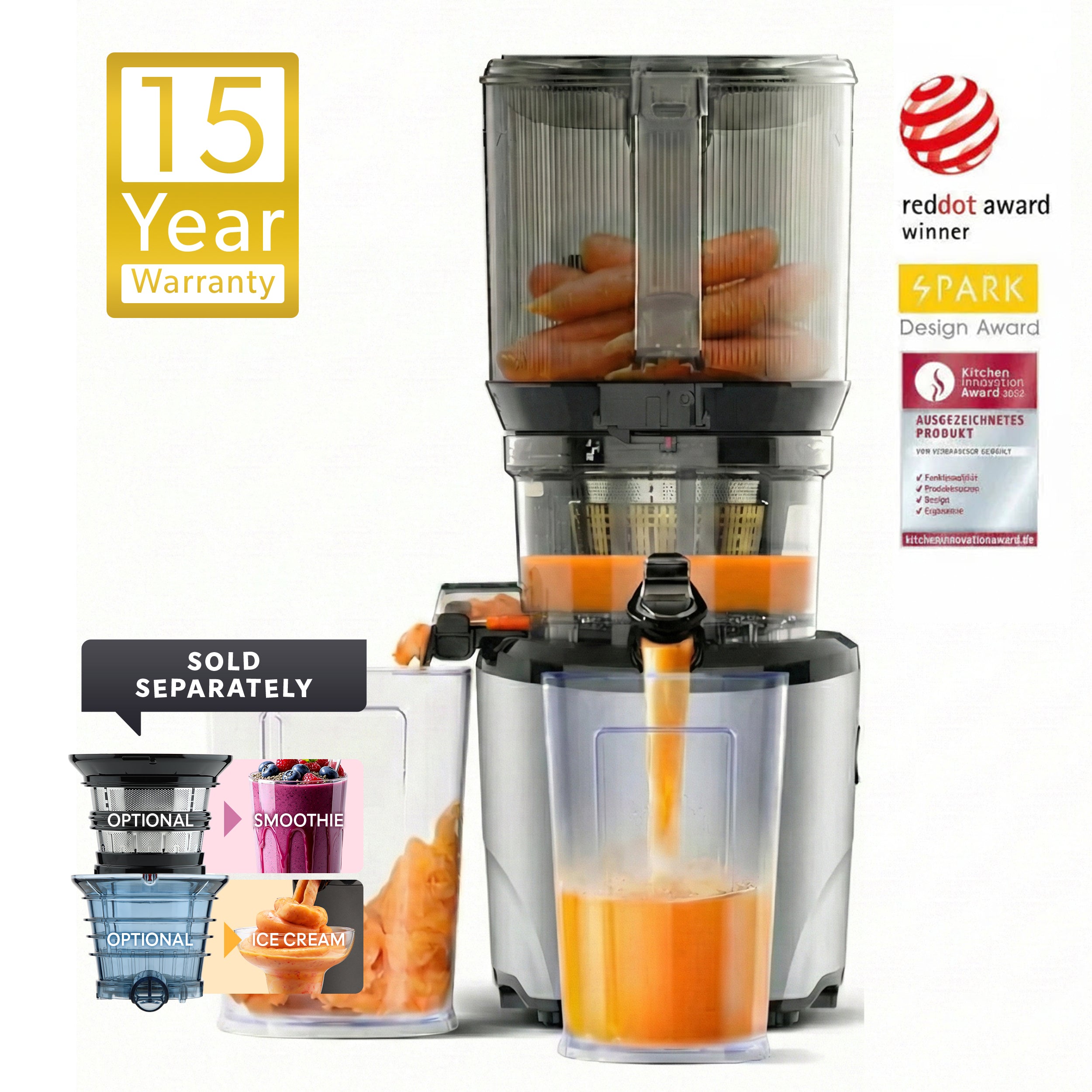Slow juicer クビンス auto10 クビンス AUTO10 ハンズフリースロー